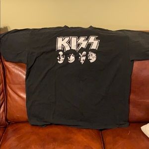 Vintage KISS black t-shirt XL 100% cotton